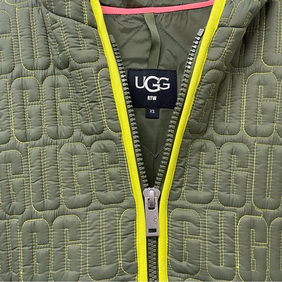 UGG Women's Iggy Sherpa Cozy Half Zip Pullover Jacket Size XS - Picture 3 of 7